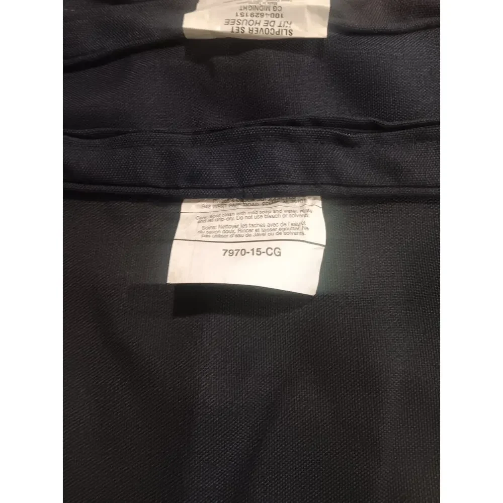 Beacon Park & Camden CushionGuard Midnight Slipcovers, 2-Pk for Dining Chairs